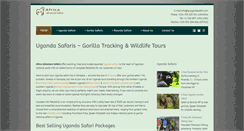 Desktop Screenshot of gougandasafari.com